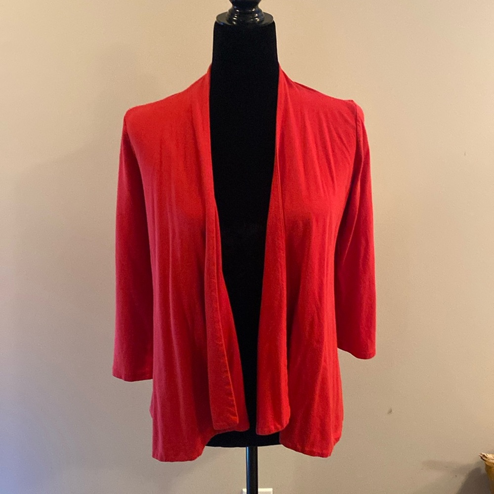 Charter Club Orange Cardigan